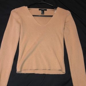 Knit long sleeve top